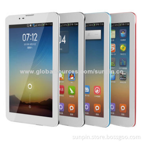 7-inch 3G/4G has a phone function Android Tablet, MTK8312 Dual-core with 1GB DDR3, 8GB NAND Flash